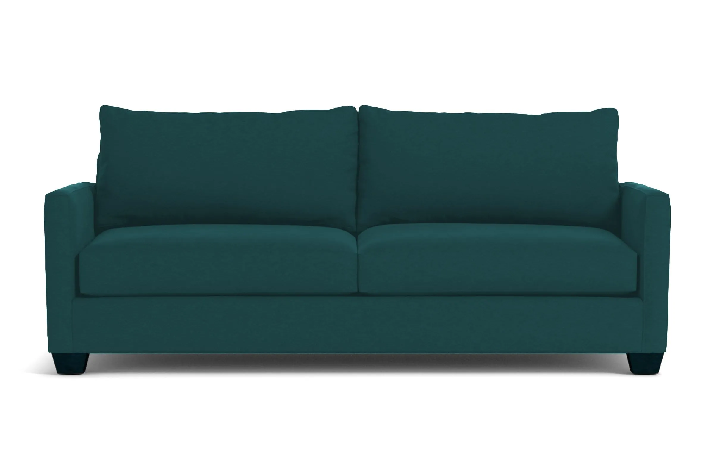 Tuxedo Queen Size Sleeper Sofa Bed :: Leg Finish: Espresso / Sleeper Option: Memory Foam Mattress