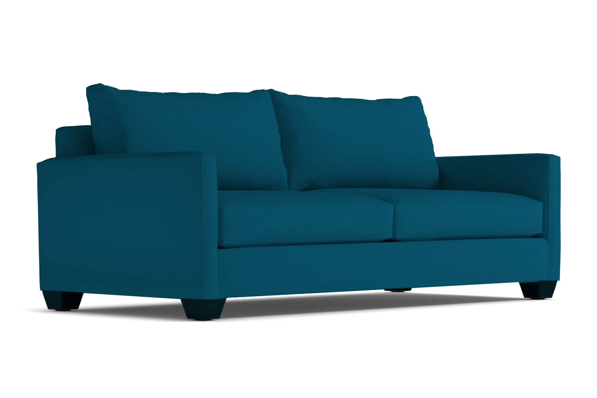 Tuxedo Queen Size Sleeper Sofa Bed :: Leg Finish: Espresso / Sleeper Option: Memory Foam Mattress