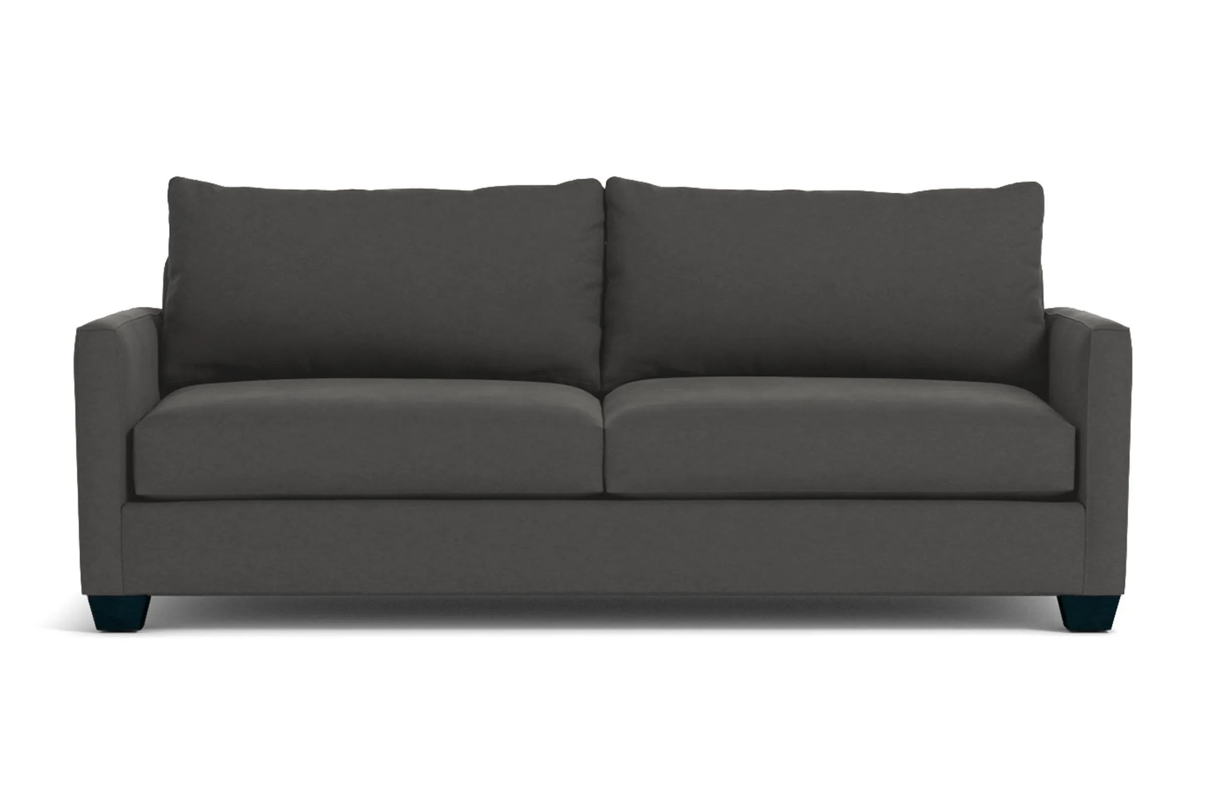 Tuxedo Queen Size Sleeper Sofa Bed :: Leg Finish: Espresso / Sleeper Option: Memory Foam Mattress