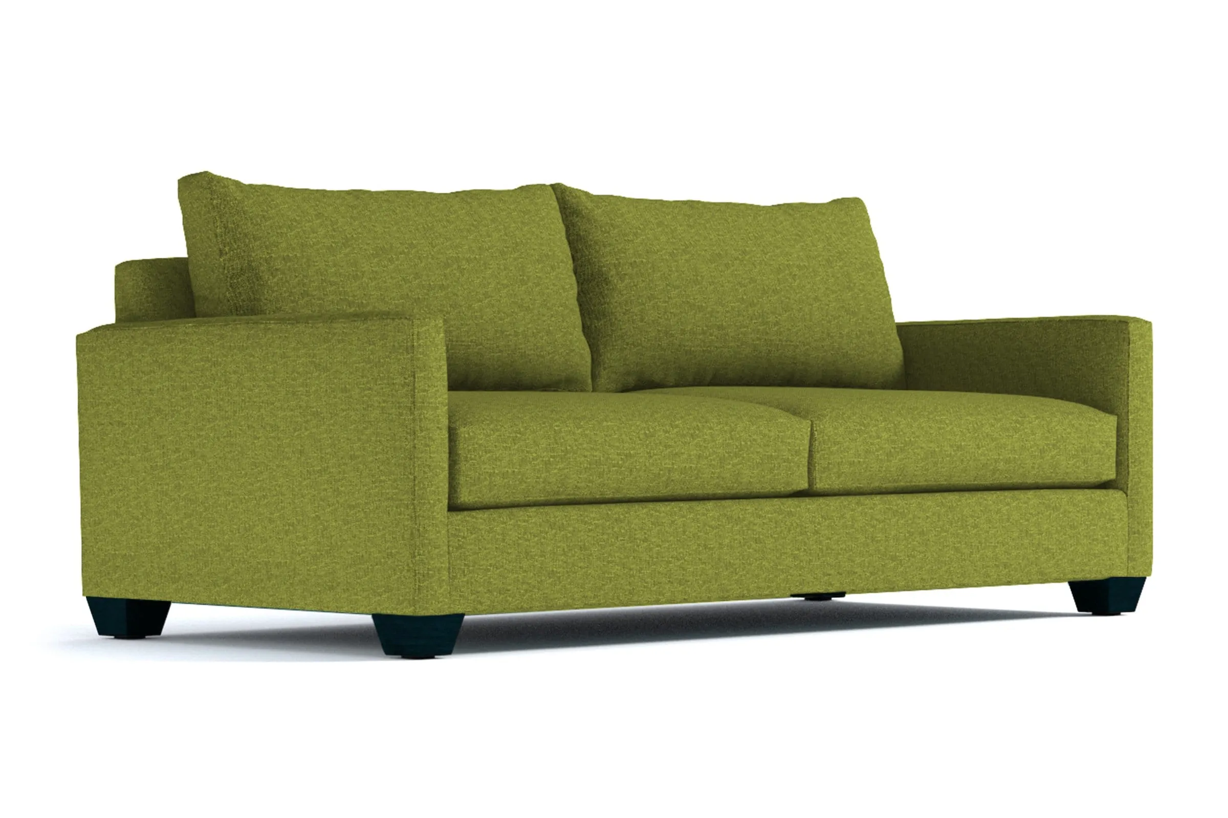 Tuxedo Queen Size Sleeper Sofa Bed :: Leg Finish: Espresso / Sleeper Option: Memory Foam Mattress
