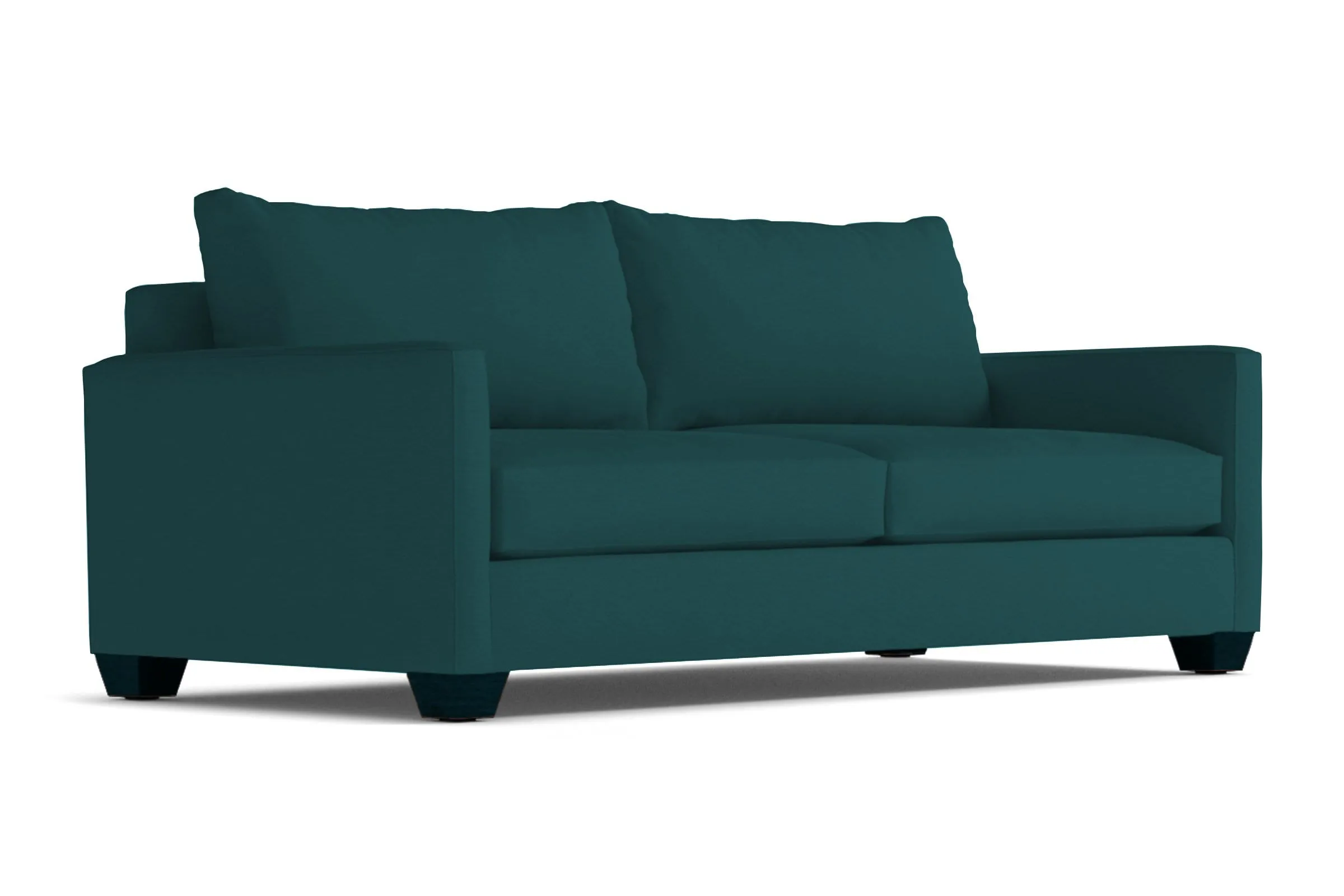 Tuxedo Queen Size Sleeper Sofa Bed :: Leg Finish: Espresso / Sleeper Option: Memory Foam Mattress