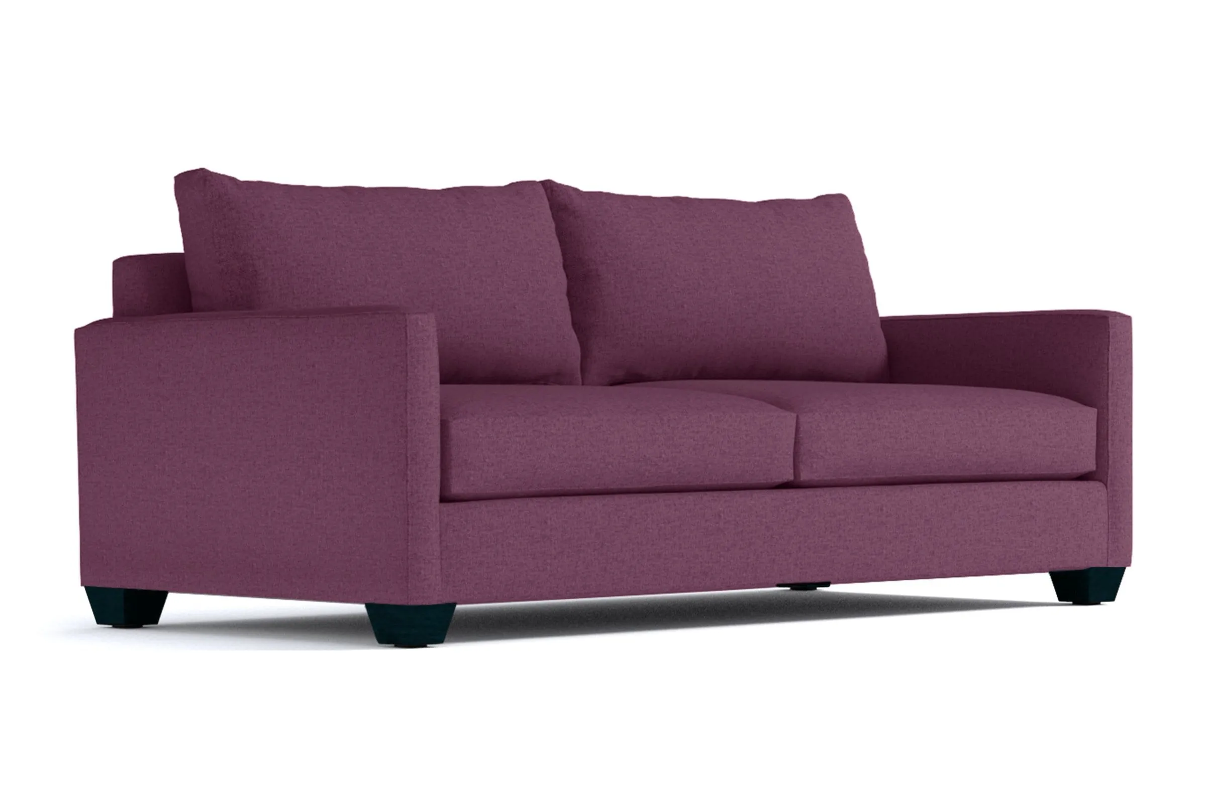 Tuxedo Queen Size Sleeper Sofa Bed :: Leg Finish: Espresso / Sleeper Option: Memory Foam Mattress