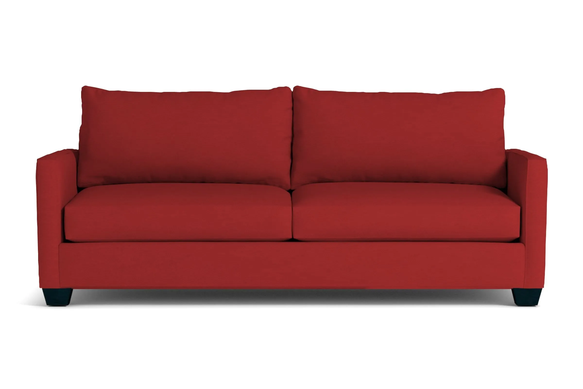 Tuxedo Queen Size Sleeper Sofa Bed :: Leg Finish: Espresso / Sleeper Option: Memory Foam Mattress