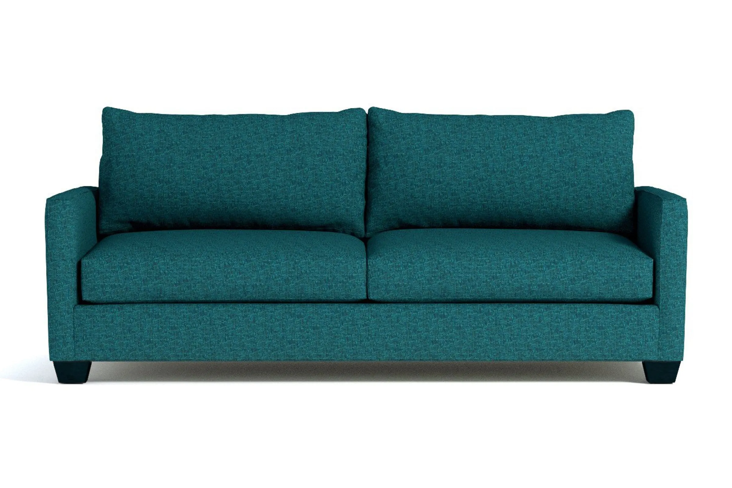 Tuxedo Queen Size Sleeper Sofa Bed :: Leg Finish: Espresso / Sleeper Option: Memory Foam Mattress