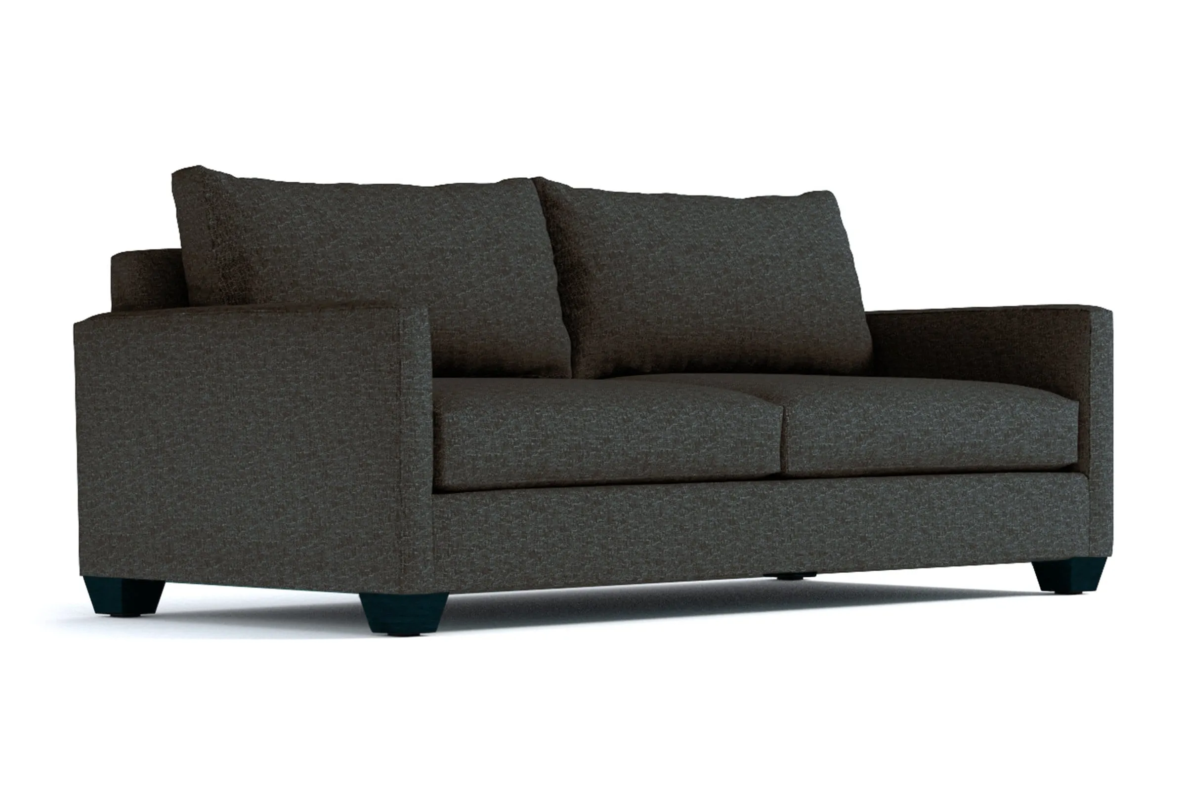 Tuxedo Queen Size Sleeper Sofa Bed :: Leg Finish: Espresso / Sleeper Option: Memory Foam Mattress