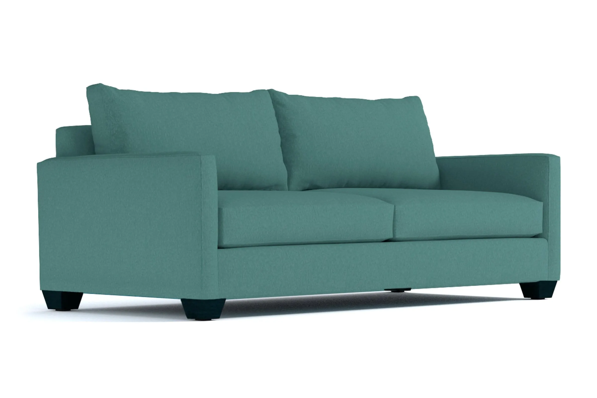 Tuxedo Queen Size Sleeper Sofa Bed :: Leg Finish: Espresso / Sleeper Option: Memory Foam Mattress