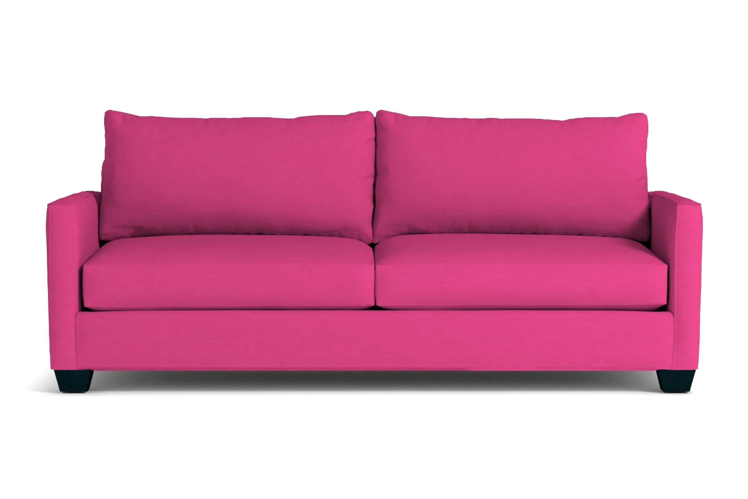 Tuxedo Queen Size Sleeper Sofa Bed :: Leg Finish: Espresso / Sleeper Option: Memory Foam Mattress