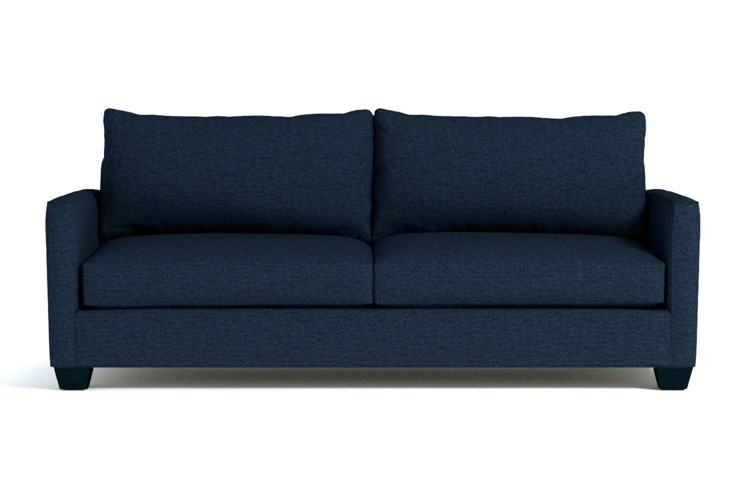 Tuxedo Queen Size Sleeper Sofa Bed :: Leg Finish: Espresso / Sleeper Option: Memory Foam Mattress