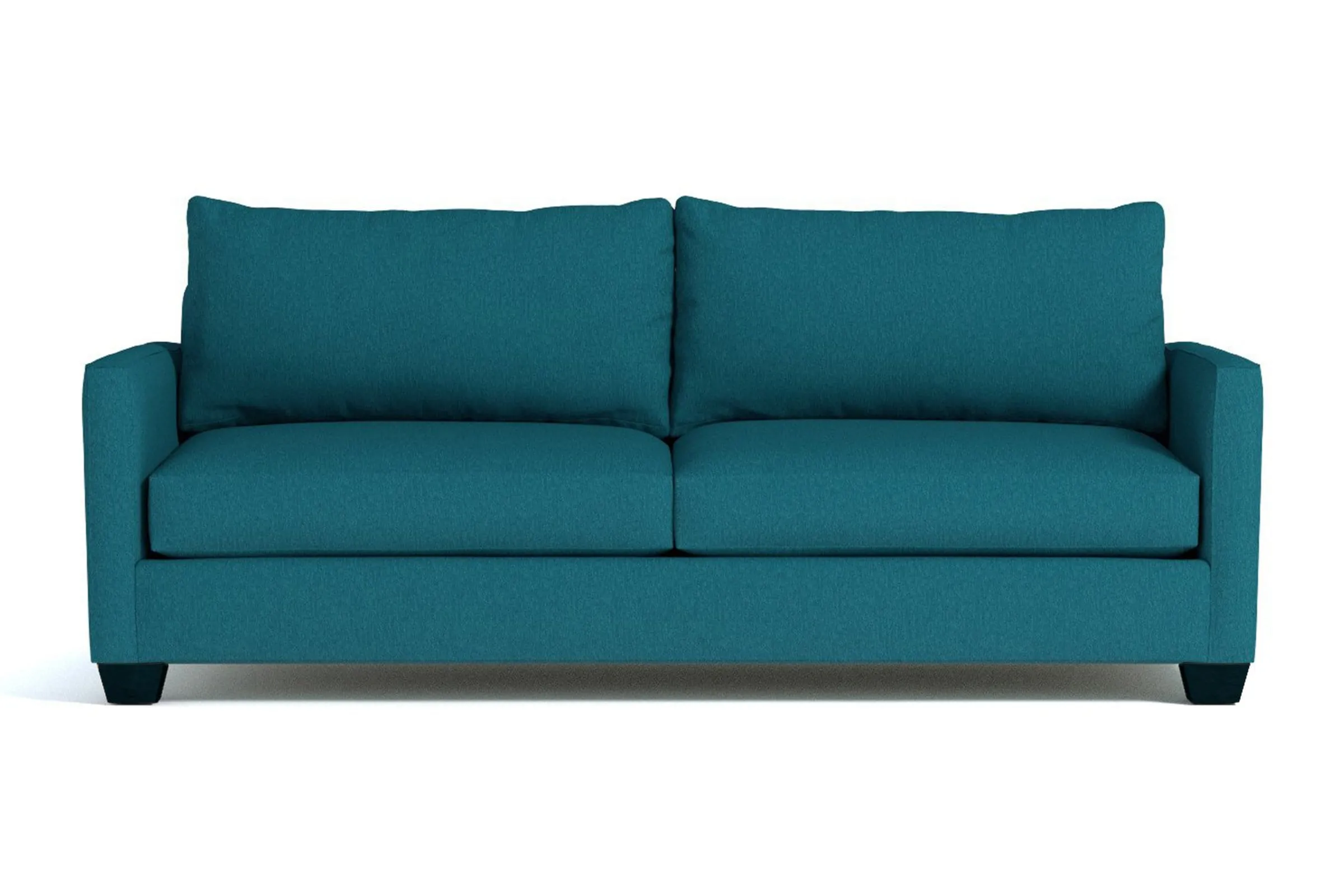 Tuxedo Queen Size Sleeper Sofa Bed :: Leg Finish: Espresso / Sleeper Option: Memory Foam Mattress