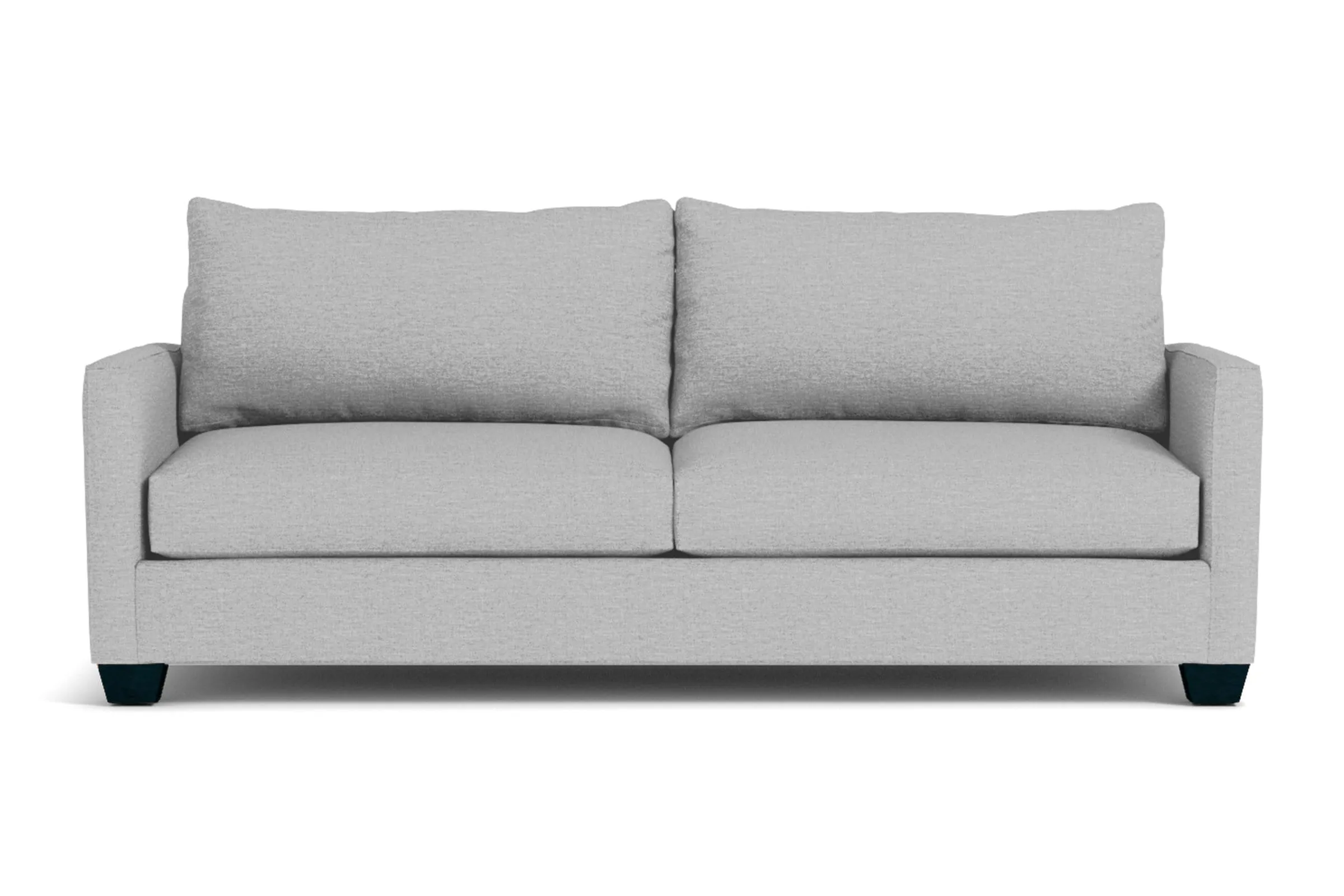 Tuxedo Queen Size Sleeper Sofa Bed :: Leg Finish: Espresso / Sleeper Option: Memory Foam Mattress