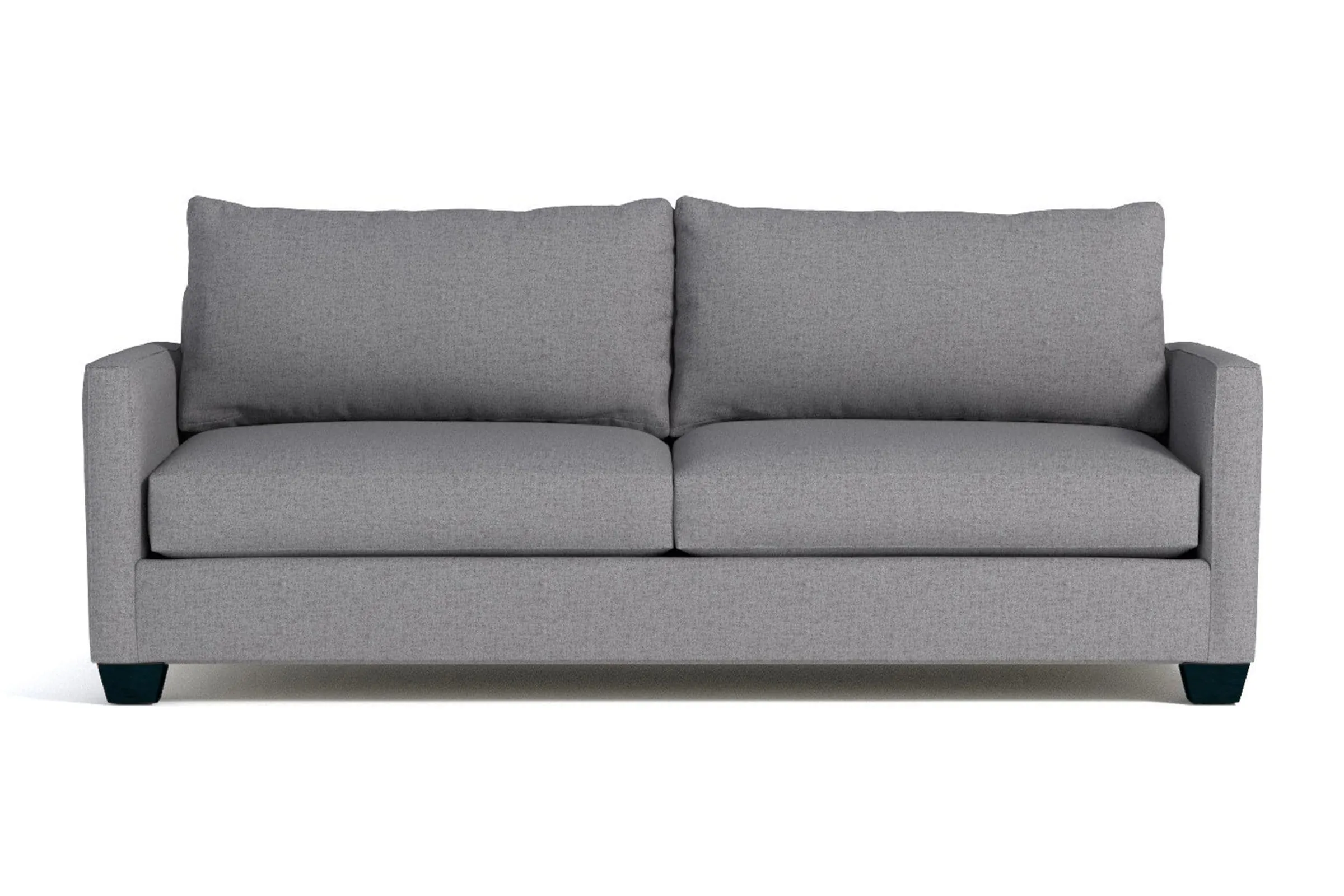 Tuxedo Queen Size Sleeper Sofa Bed :: Leg Finish: Espresso / Sleeper Option: Memory Foam Mattress
