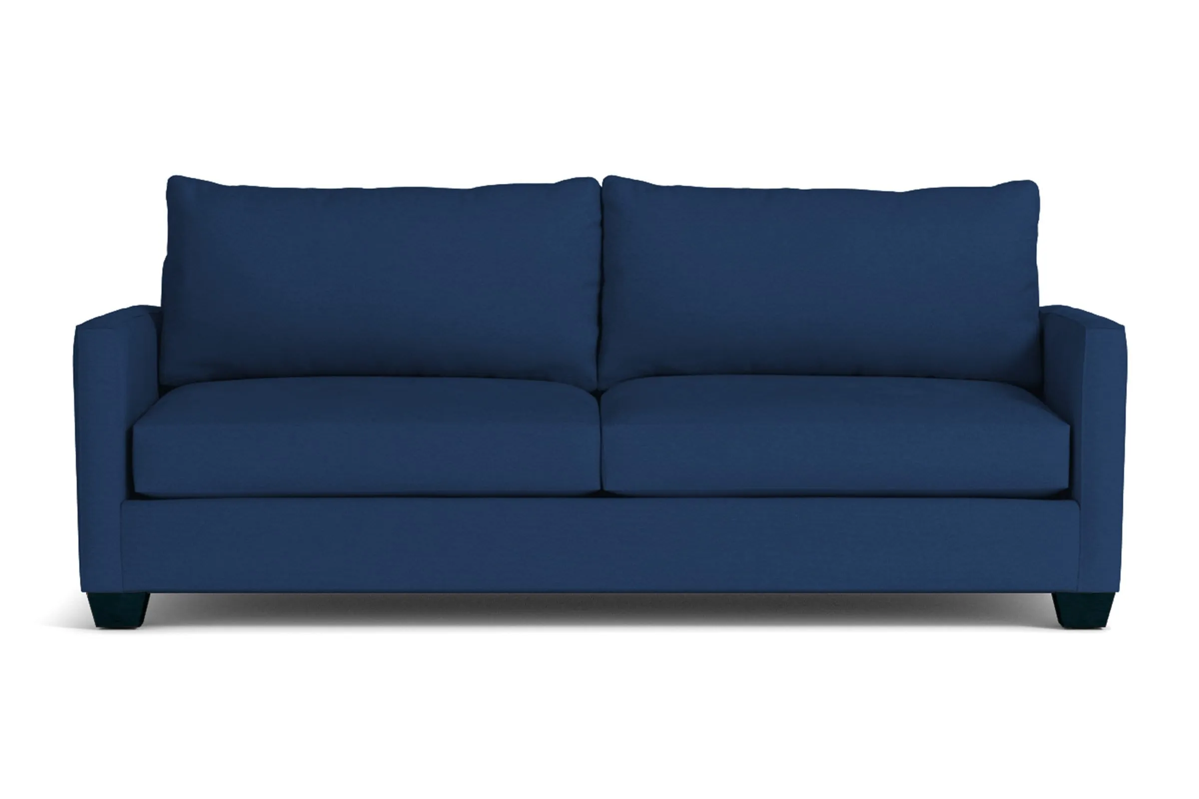Tuxedo Queen Size Sleeper Sofa Bed :: Leg Finish: Espresso / Sleeper Option: Memory Foam Mattress