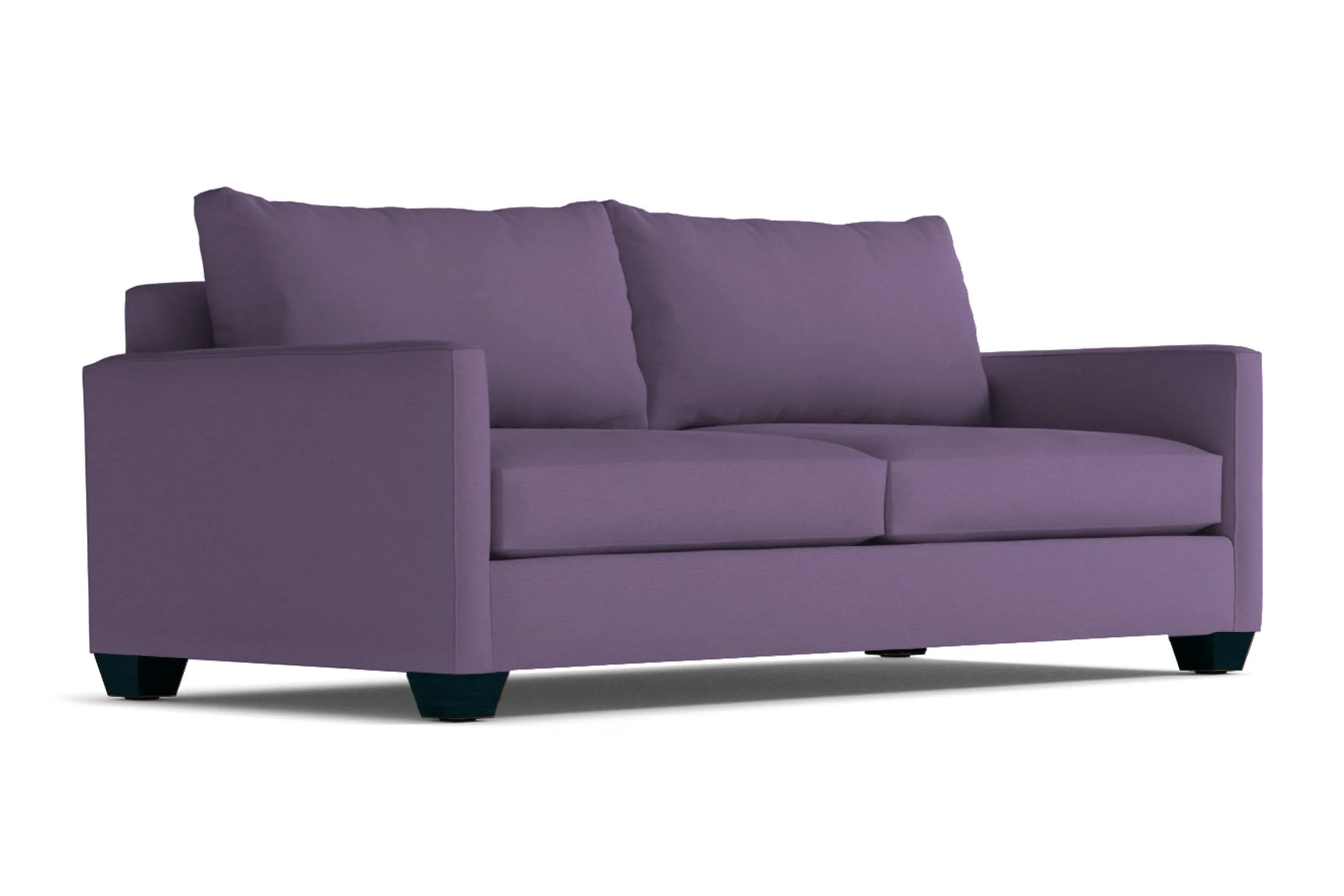 Tuxedo Queen Size Sleeper Sofa Bed :: Leg Finish: Espresso / Sleeper Option: Memory Foam Mattress