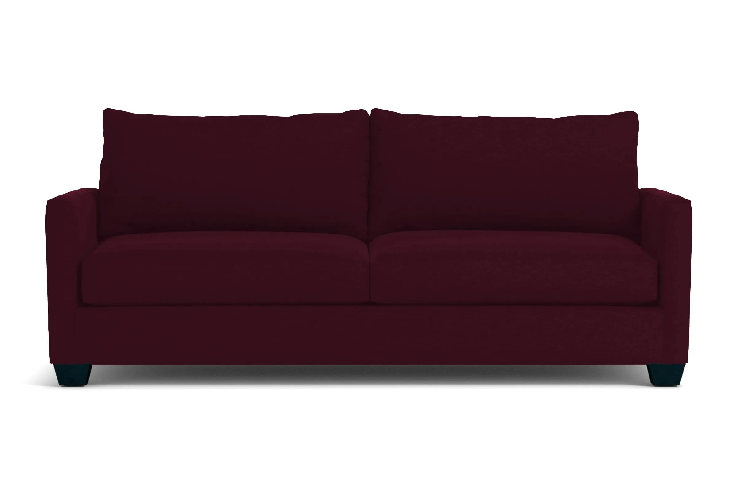 Tuxedo Queen Size Sleeper Sofa Bed :: Leg Finish: Espresso / Sleeper Option: Memory Foam Mattress