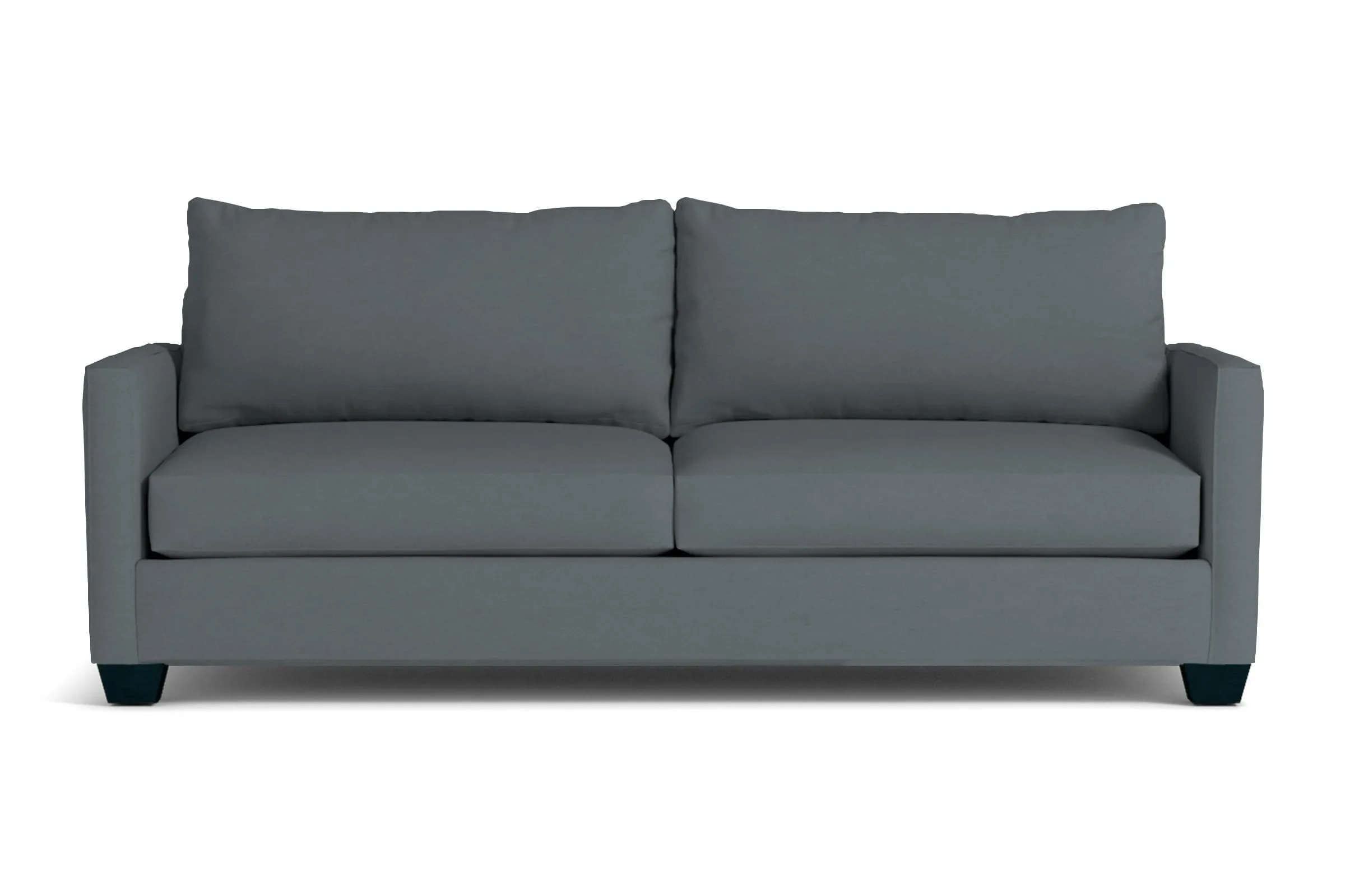 Tuxedo Queen Size Sleeper Sofa Bed :: Leg Finish: Espresso / Sleeper Option: Memory Foam Mattress