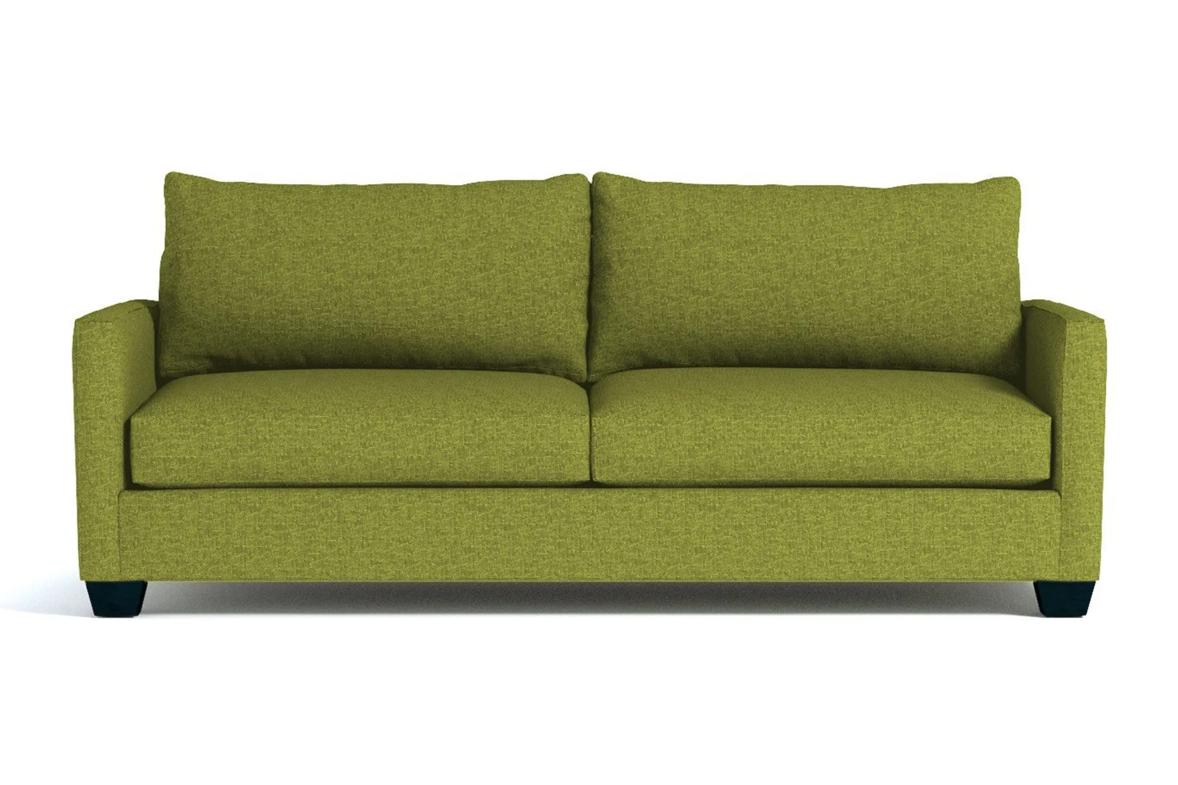 Tuxedo Queen Size Sleeper Sofa Bed :: Leg Finish: Espresso / Sleeper Option: Memory Foam Mattress