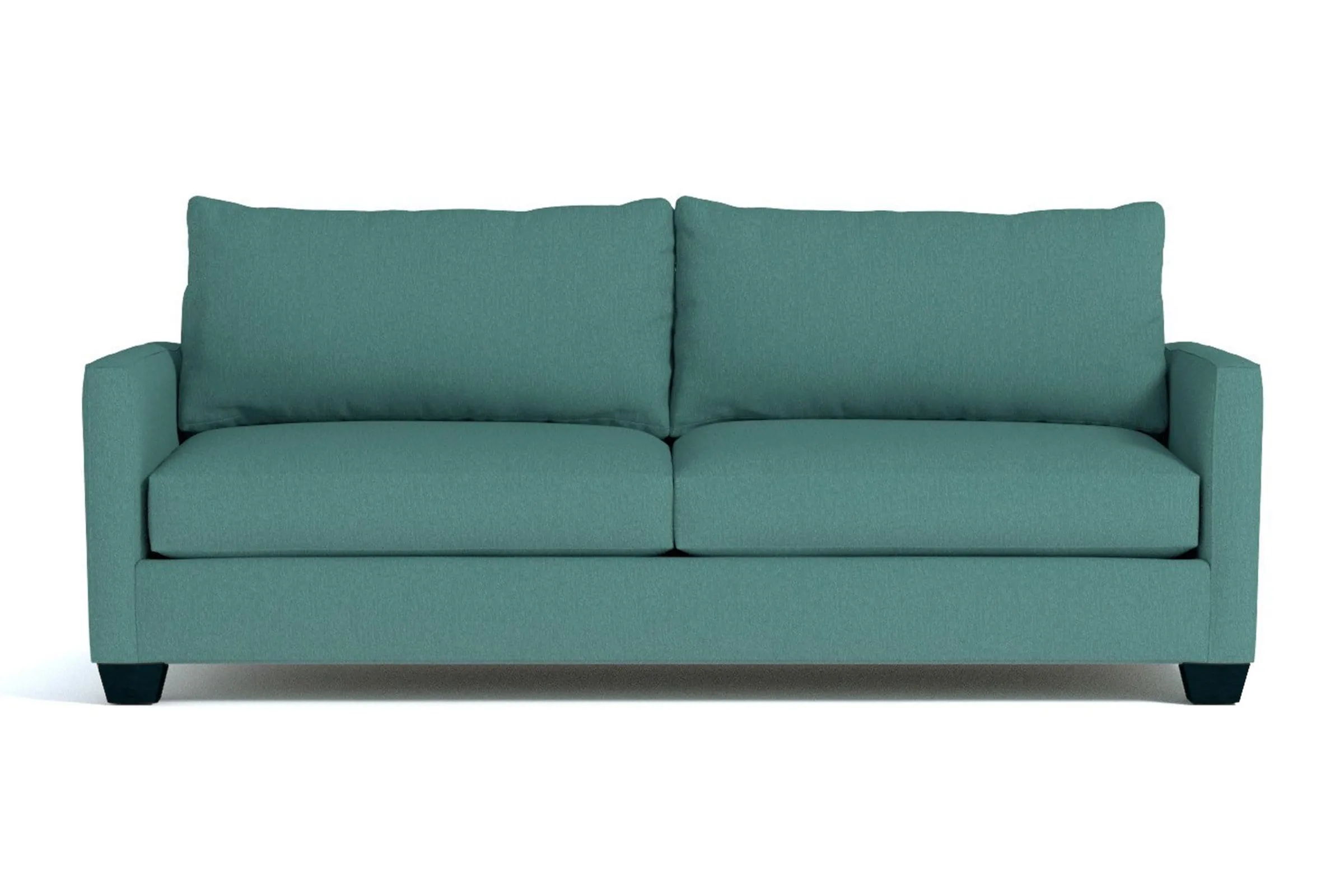 Tuxedo Queen Size Sleeper Sofa Bed :: Leg Finish: Espresso / Sleeper Option: Memory Foam Mattress