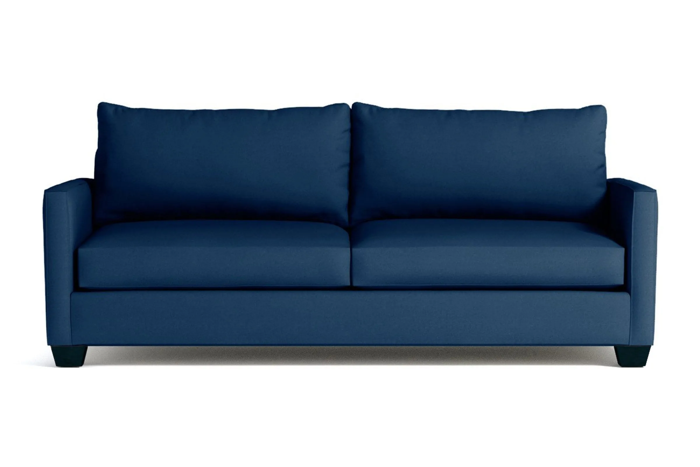 Tuxedo Queen Size Sleeper Sofa Bed :: Leg Finish: Espresso / Sleeper Option: Memory Foam Mattress