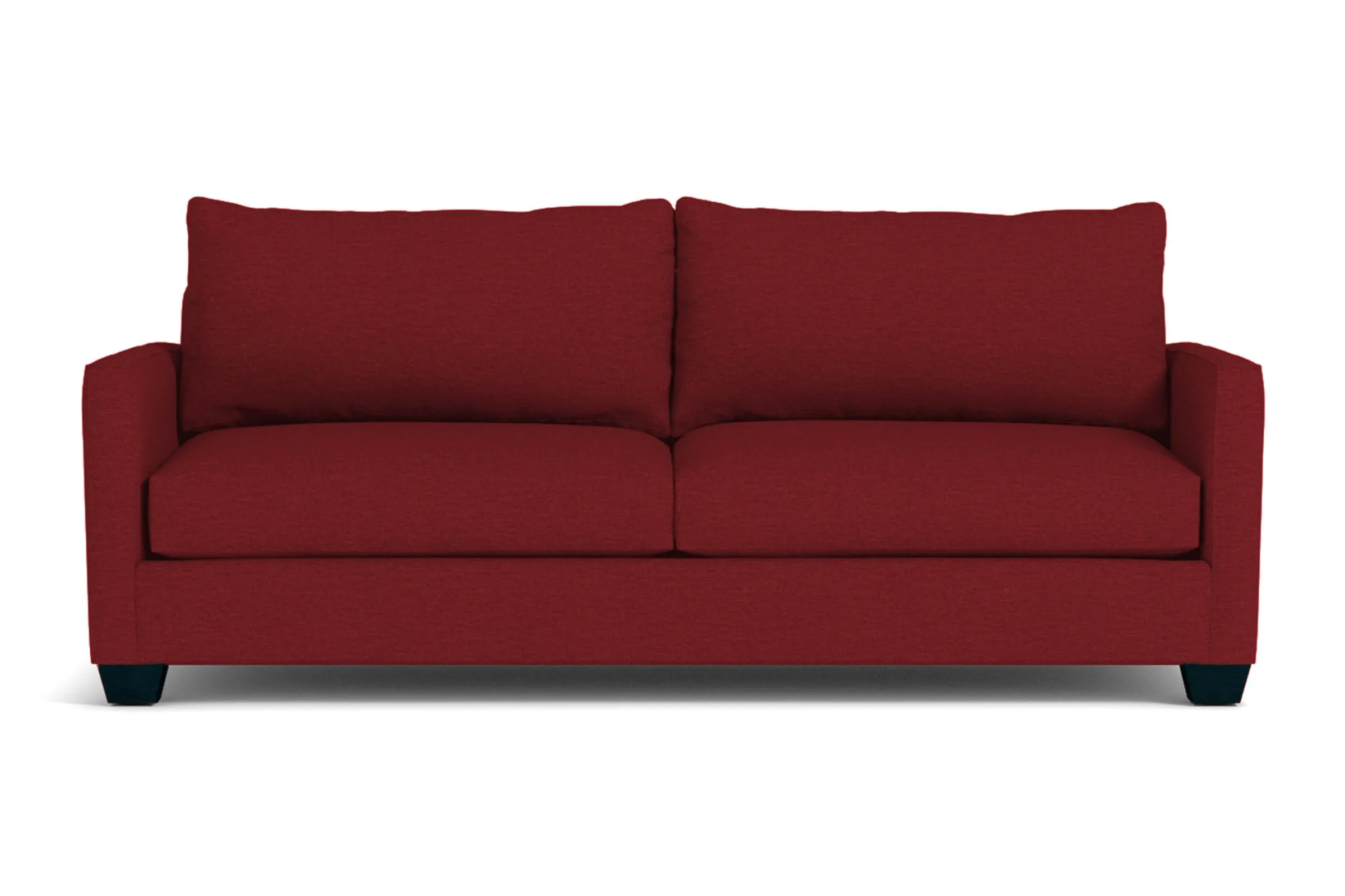 Tuxedo Queen Size Sleeper Sofa Bed :: Leg Finish: Espresso / Sleeper Option: Memory Foam Mattress