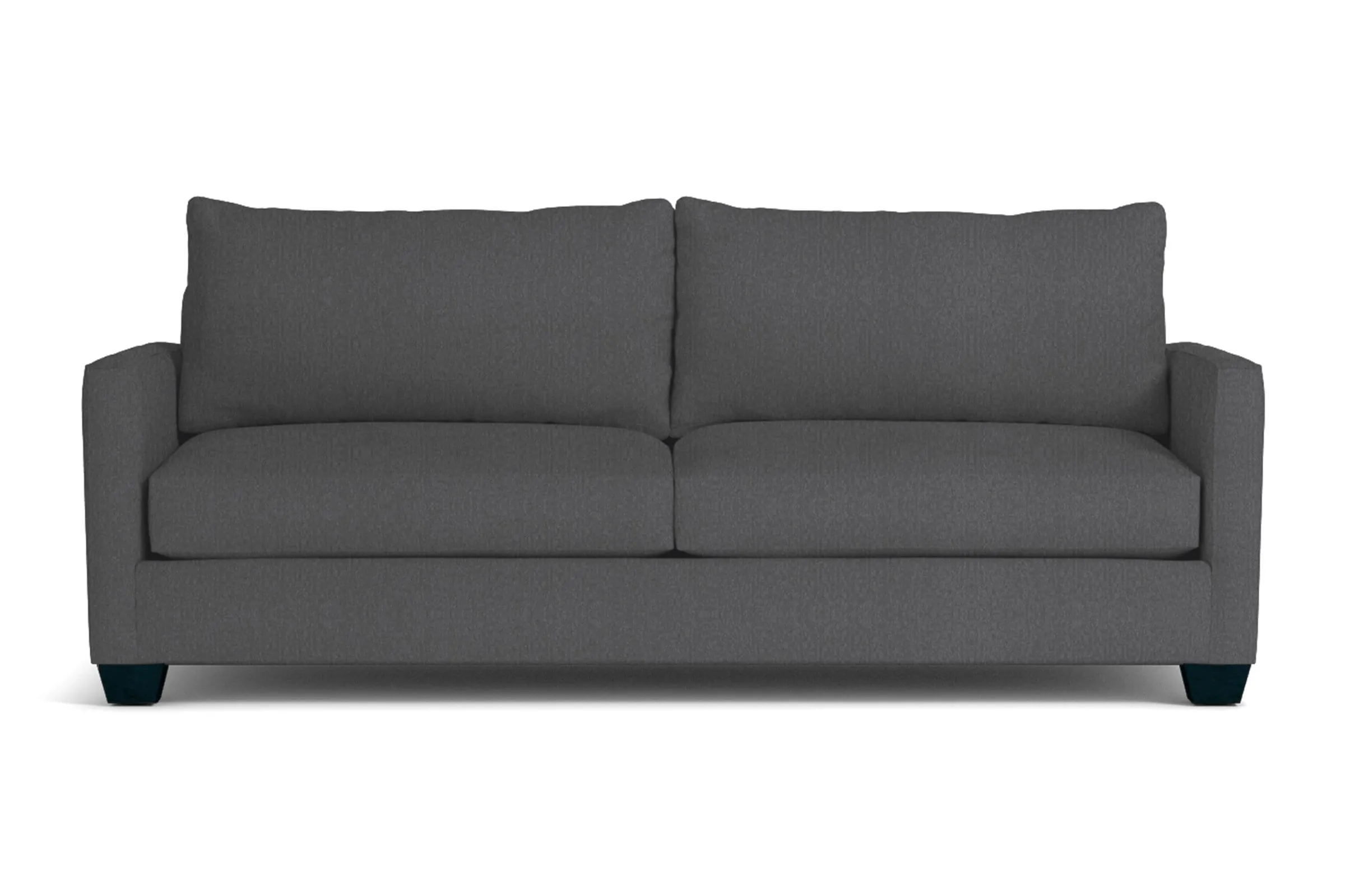 Tuxedo Queen Size Sleeper Sofa Bed :: Leg Finish: Espresso / Sleeper Option: Memory Foam Mattress