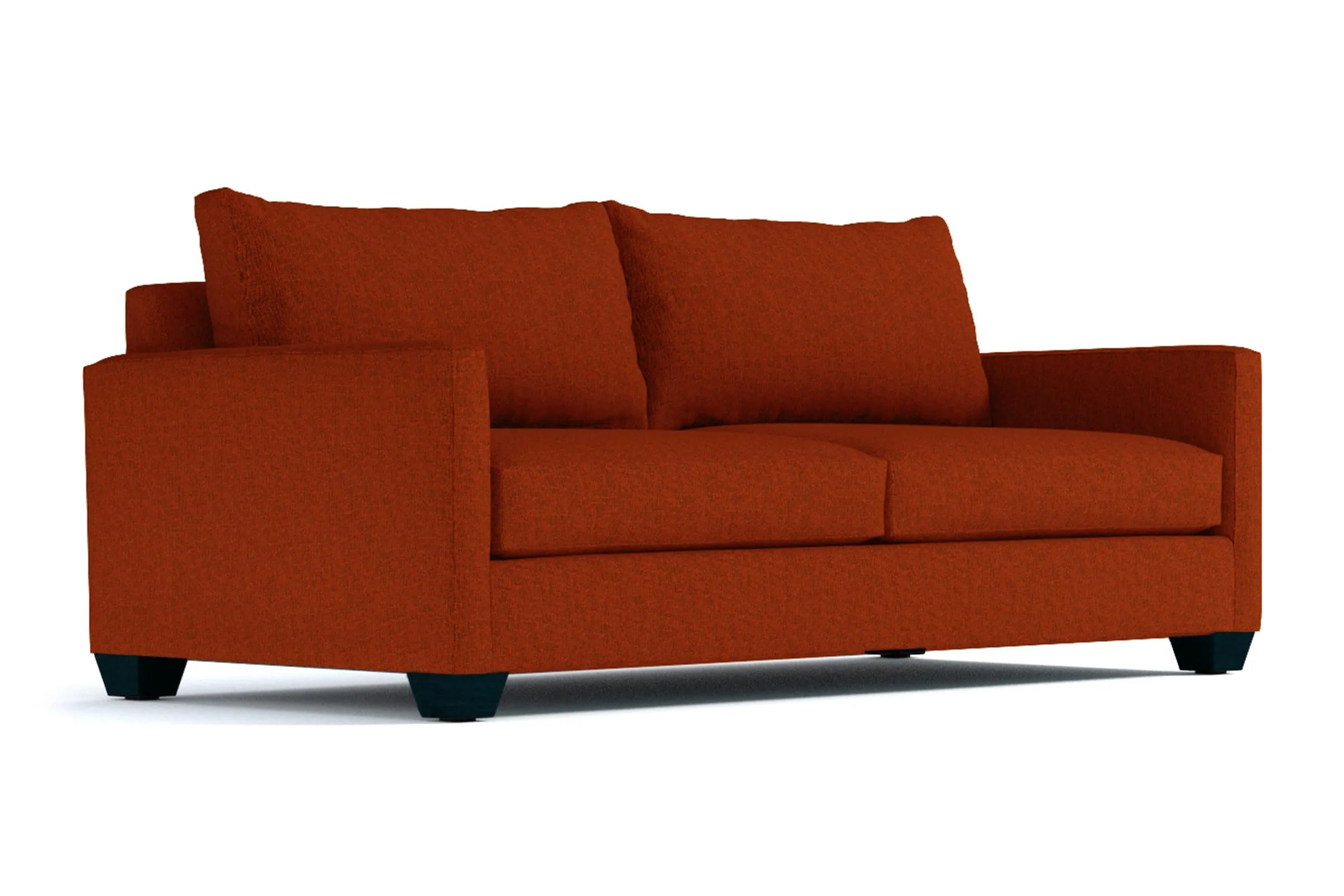 Tuxedo Queen Size Sleeper Sofa Bed :: Leg Finish: Espresso / Sleeper Option: Memory Foam Mattress