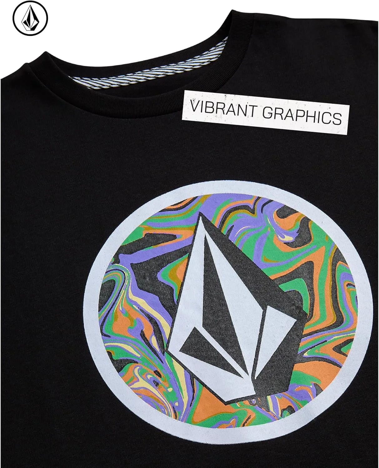 Volcom Boys T Shirt - Cotton Blend Short Sleeve Graphic Tees for Boys - Cool Casual Graphic T Shirts (Sizes: 2T-20)