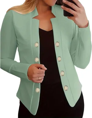 Womens Blazers for Work Casual Jacket Office Business Blazer Jackets Open Front Lightweight Long Sleeve Fall Outfits