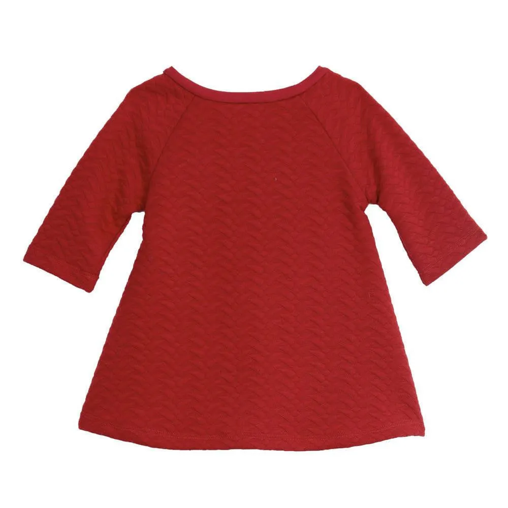 Zazie Red Quilted Legging Set