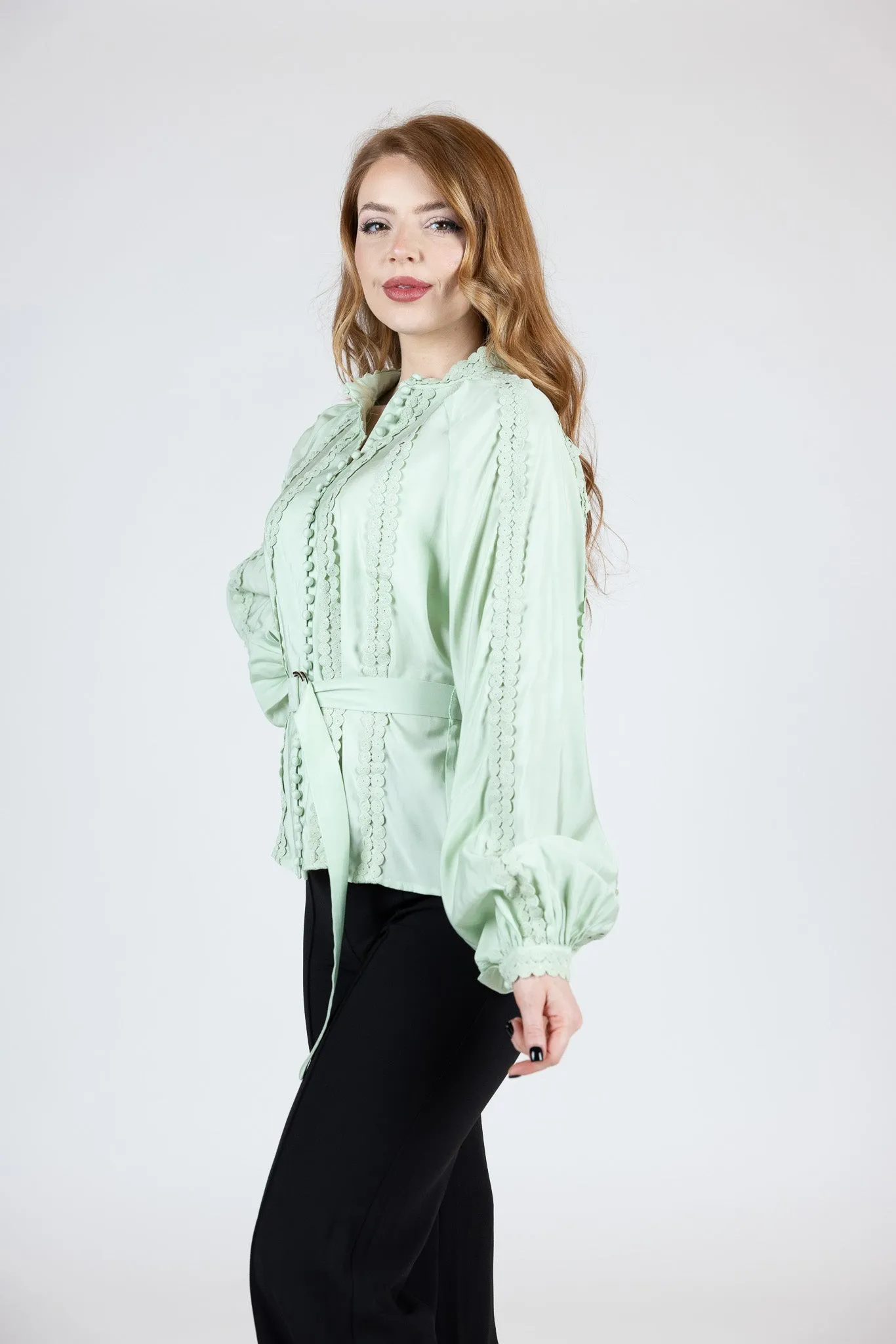 Zurini Detailed Blouse