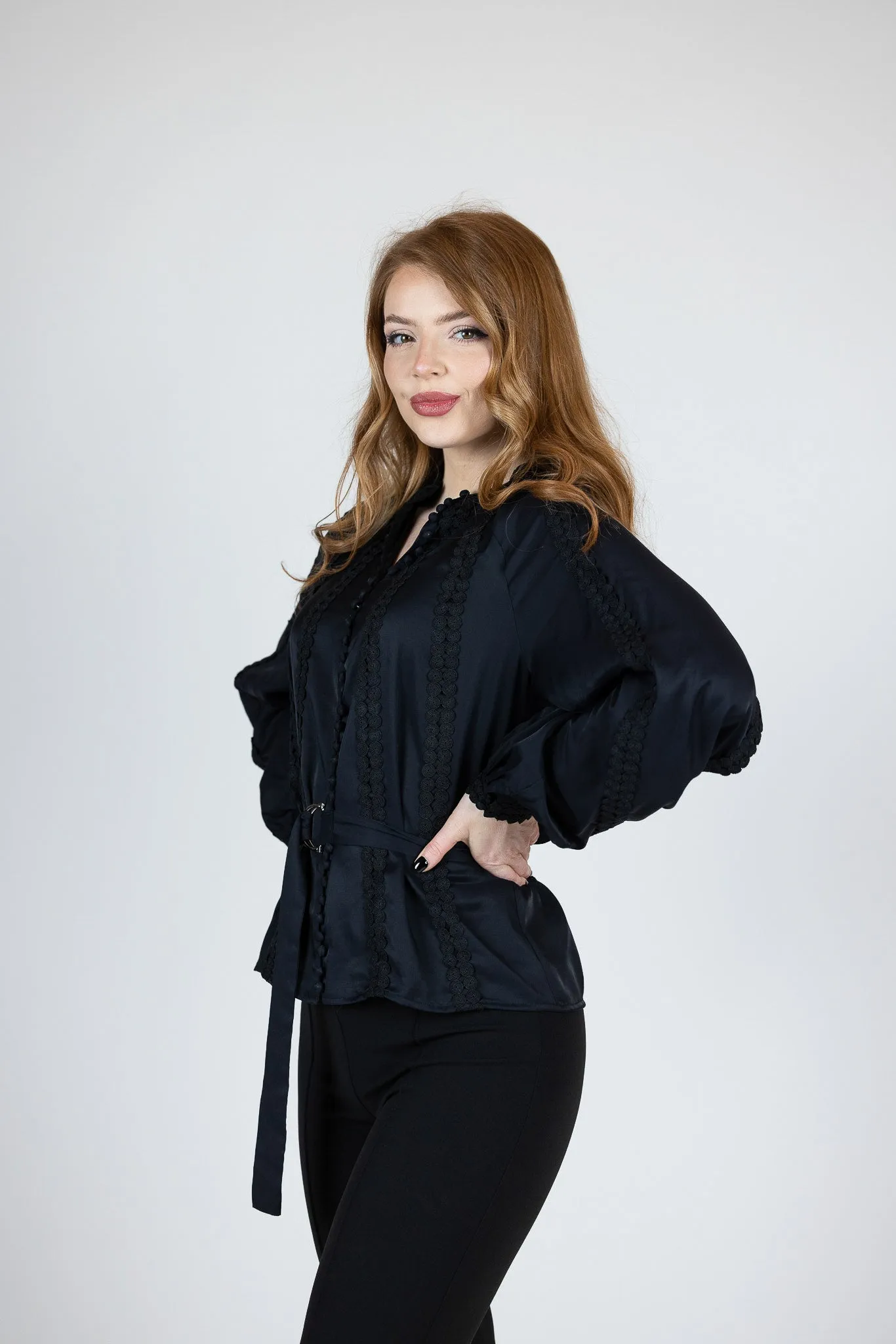 Zurini Detailed Blouse
