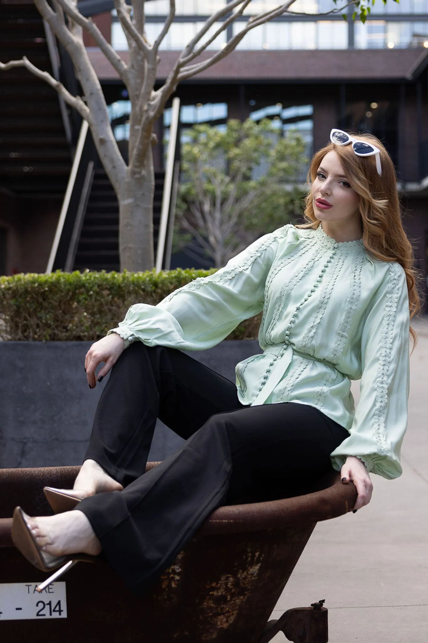 Zurini Detailed Blouse
