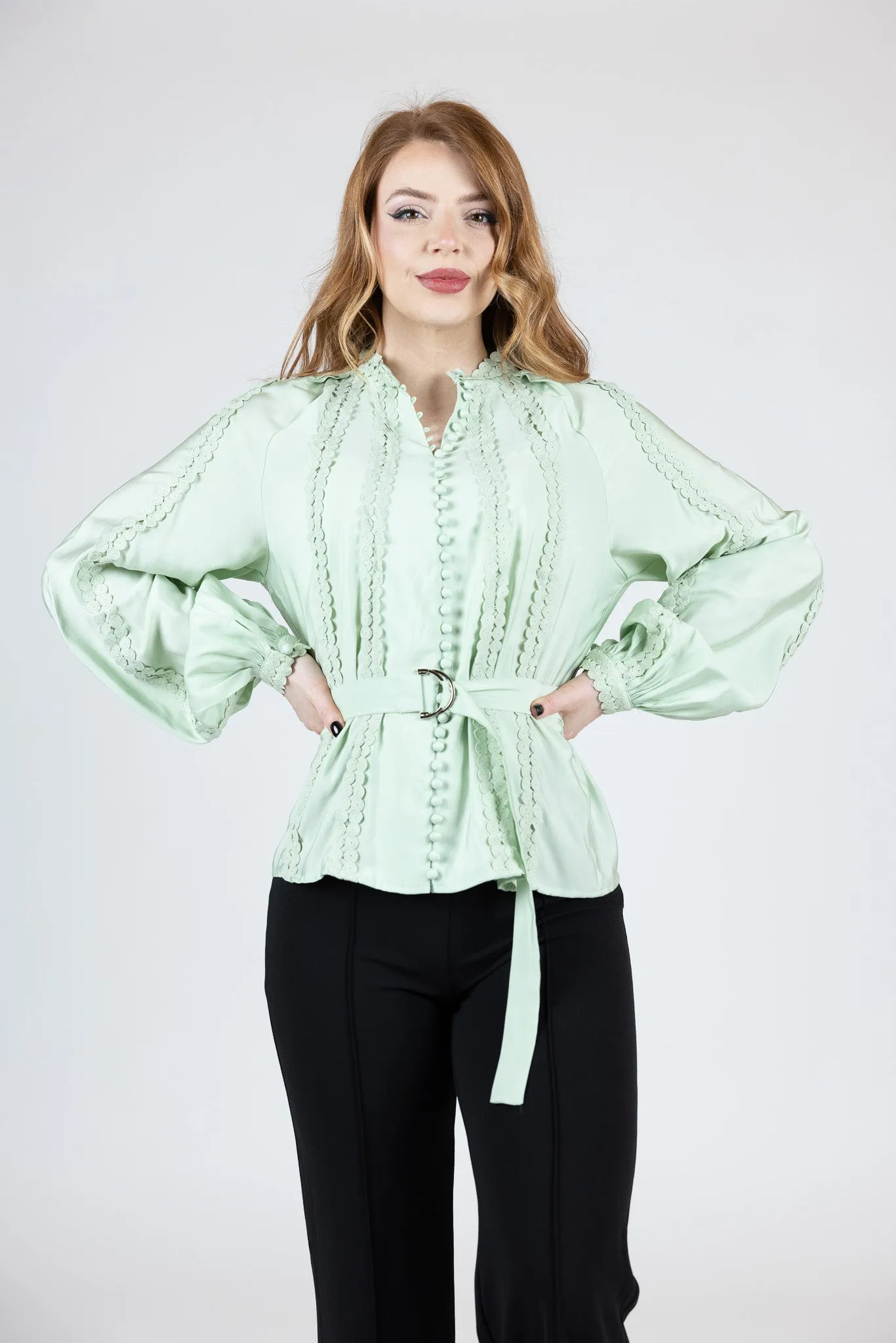 Zurini Detailed Blouse